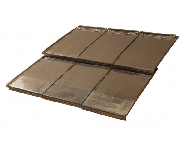 Керамическая черепица Rongguan Flat шампань