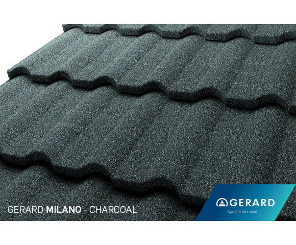 Композитная черепица Gerard Milano Charcoal
