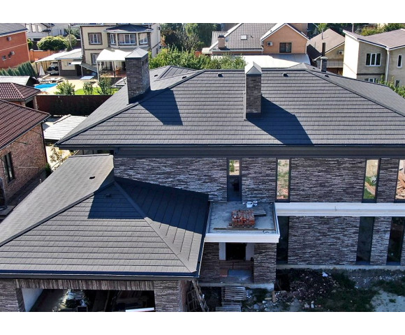 Композитная черепица Metrotile iShake Серый