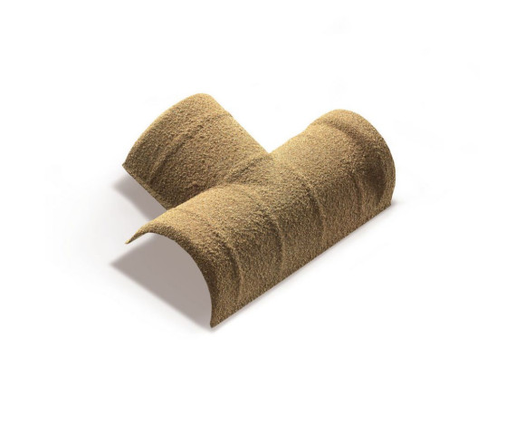 Т- элемент полукруглого конька черепицы Metrotile