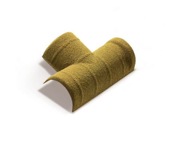 Т- элемент полукруглого конька черепицы Metrotile