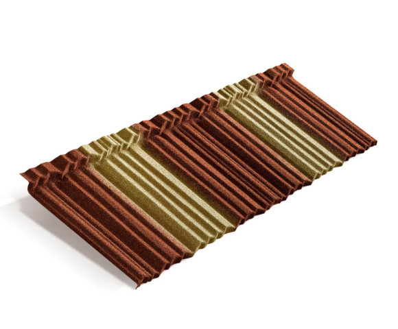 Композитная черепица Metrotile MetroShake II Терракотово-желтый