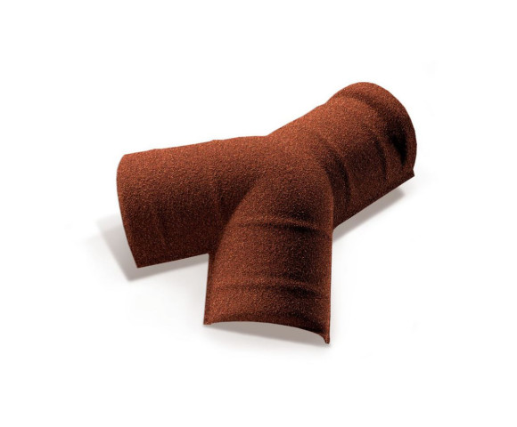 Y - элемент полукруглого конька 30-45 градусов черепицы Metrotile