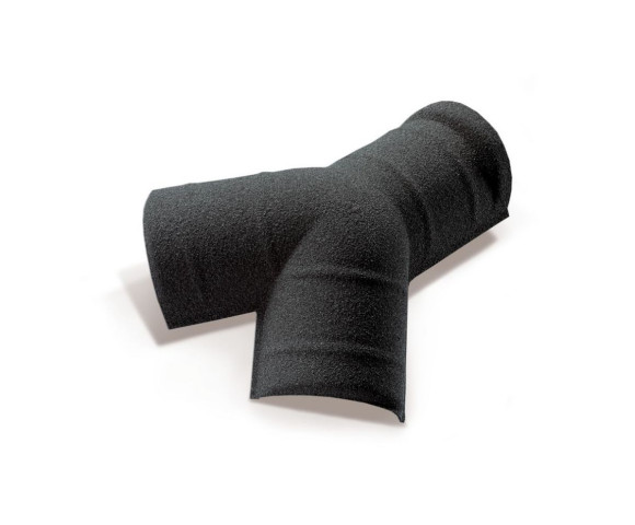 Y - элемент полукруглого конька 30-45 градусов черепицы Metrotile