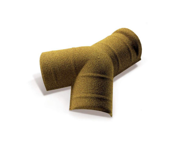 Y - элемент полукруглого конька 30-45 градусов черепицы Metrotile