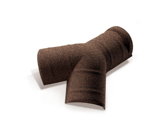 Y - элемент полукруглого конька 30-45 градусов черепицы Metrotile