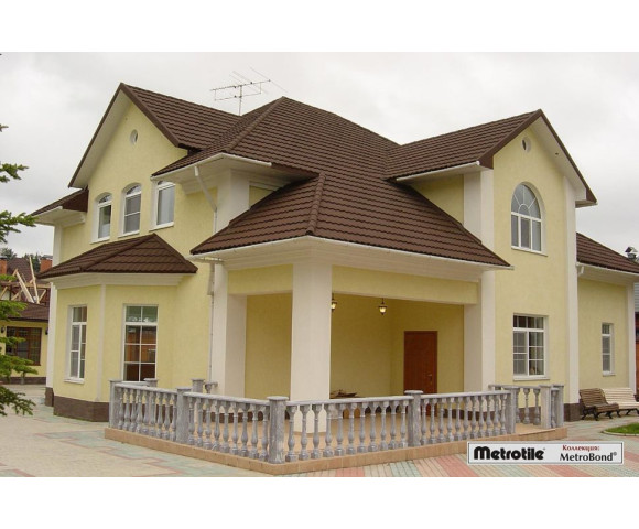 Композитная черепица Metrotile MetroBond Кофе