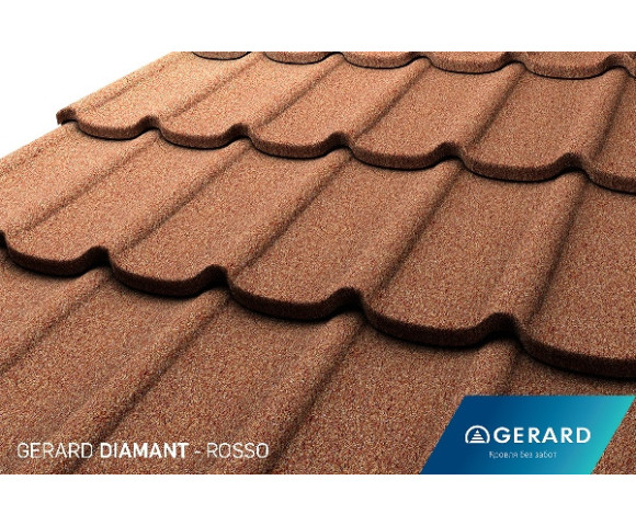 Композитная черепица Gerard Diamant Rosso