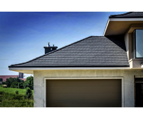 Композитная черепица Gerard Slate Dark silver