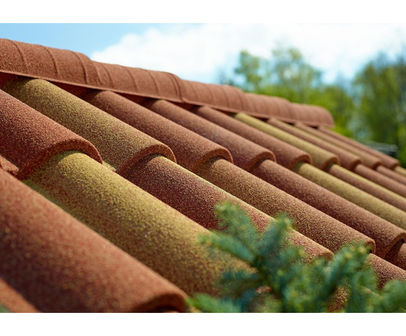 Композитная черепица Metrotile Романа Терракотово-желтый