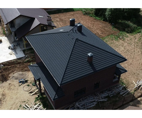 Композитная черепица Metrotile WoodShake Серый