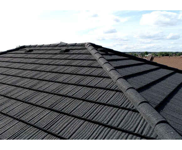 Композитная черепица Metrotile WoodShake Серый