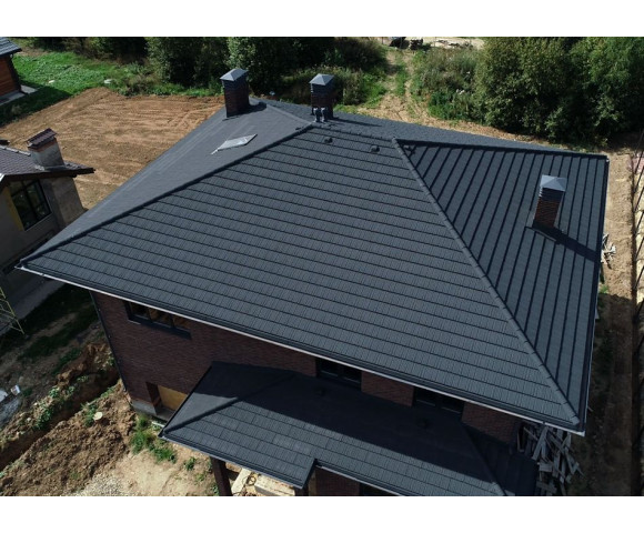 Композитная черепица Metrotile WoodShake Серый