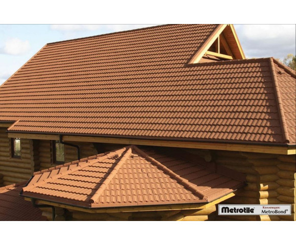 Композитная черепица Metrotile MetroBond Терракотовый