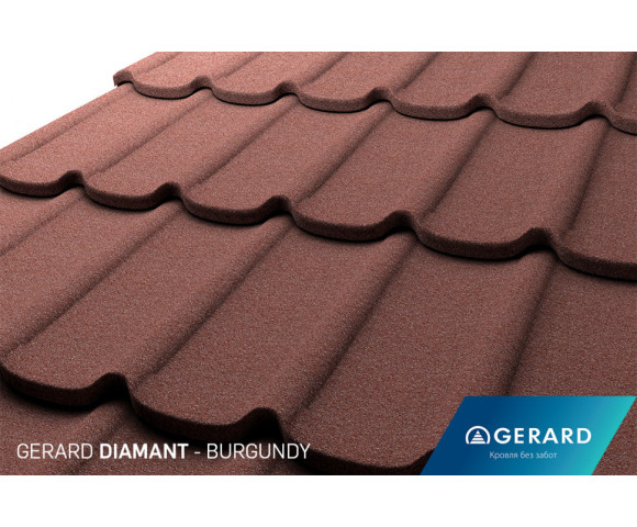 Композитная черепица Gerard Diamant Burgundy