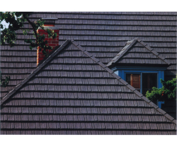 Композитная черепица Gerard Shake Charcoal