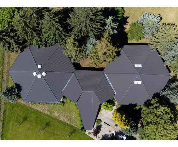 Композитная черепица Gerard Shake Charcoal