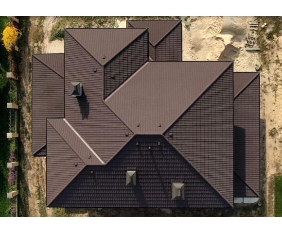 Композитная черепица Metrotile Mistral Айрон-барк