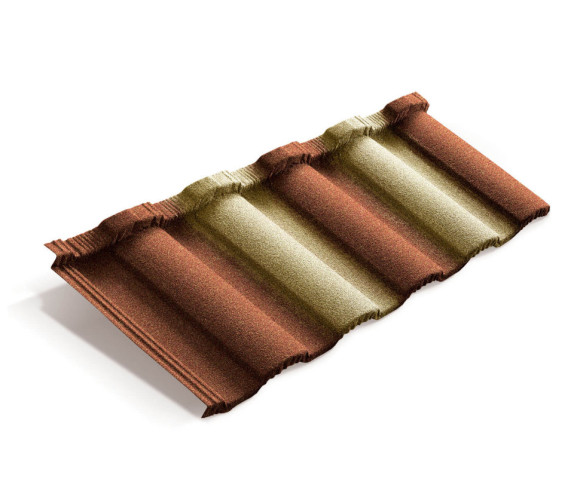 Композитная черепица Metrotile MetroRoman Терракотово-Желтый