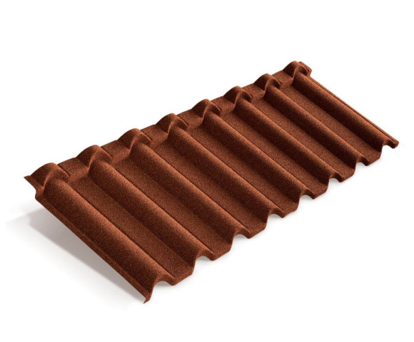 Композитная черепица Metrotile MetroGallo Терракотовый