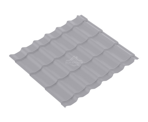 Лист волновой Monterrey 0.4 Полиэстер двусторонний RAL 7004