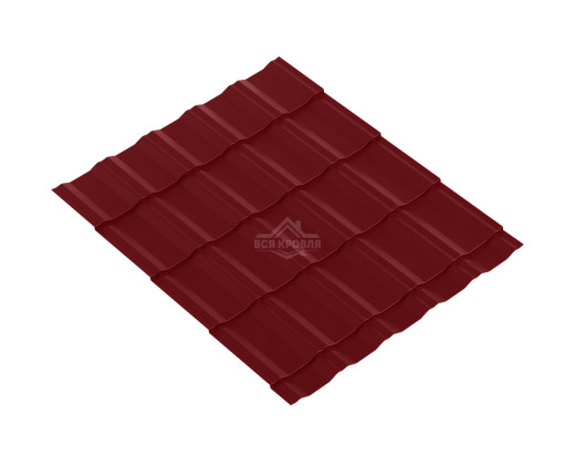 Лист волновой KRONA 0.45 Полиэстер двусторонний RAL 3005