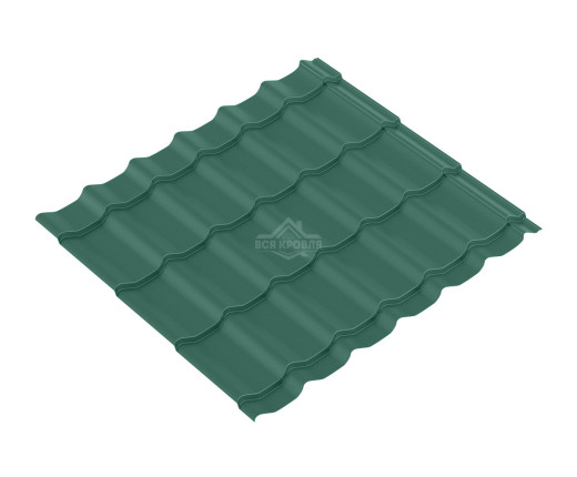 Лист волновой Monterrey 0.4 Полиэстер двусторонний RAL 6005