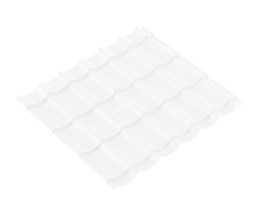 Лист волновой Monterrey 0.45 Полиэстер RAL 9003