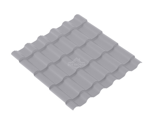 Лист волновой Супер BARSA 0.45 Полиэстер RAL 7004