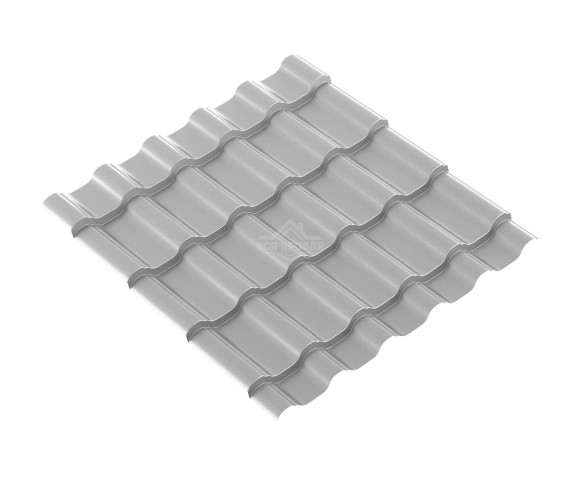 Лист волновой Супер BARSA 0.45 Полиэстер RAL 9006