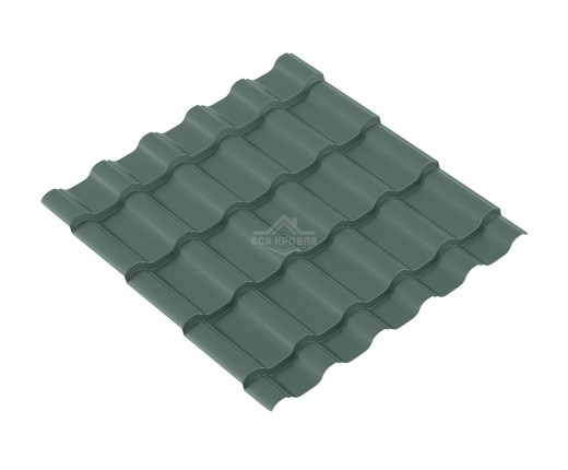 Металлочерепица BARSA 0.5 Полиэстер RAL 7005