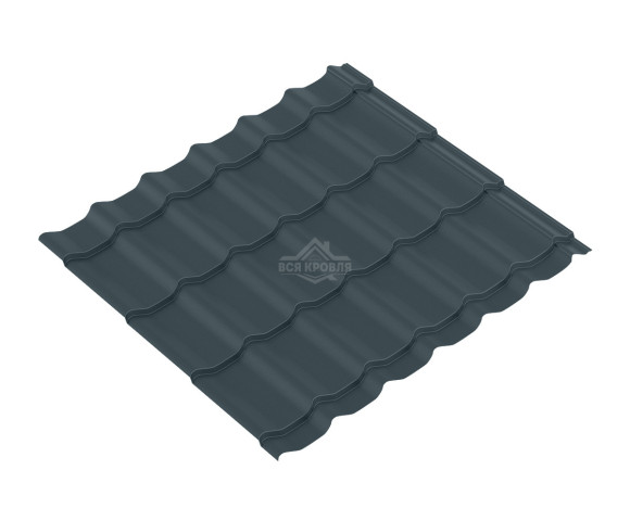 Металлочерепица Monterrey 0.5 Полиэстер RAL 7016