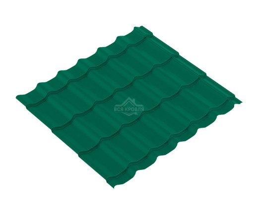 Металлочерепица Супер Monterrey 0.5 Полиэстер RAL 6029