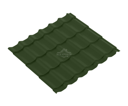 Металлочерепица Супер Monterrey 0.5 Полиэстер RAL 6020