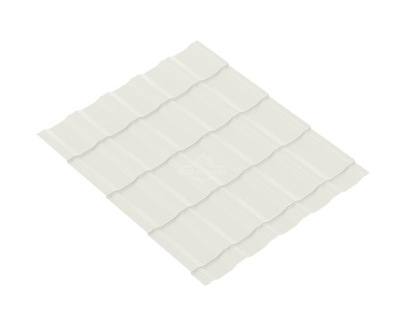 Металлочерепица KRONA 0.5 Полиэстер RAL 9002