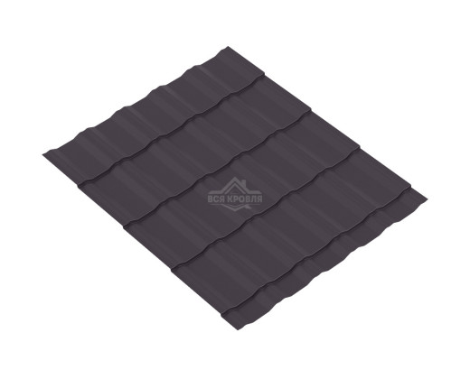 Металлочерепица Супер KRONA 0.5 MAT RAL 8019