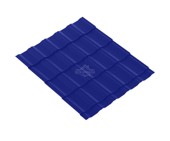 Металлочерепица Супер KRONA 0.5 Полиэстер RAL 5002