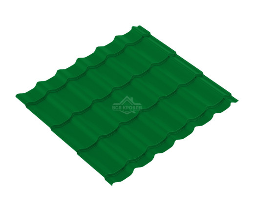 Металлочерепица Супер Monterrey 0.5 Полиэстер RAL 6002