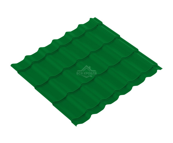 Металлочерепица Супер Monterrey 0.5 Полиэстер RAL 6002