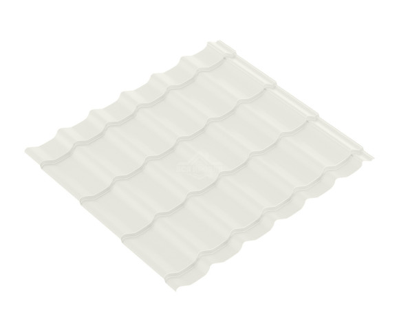 Металлочерепица Супер Monterrey 0.5 Полиэстер RAL 9002