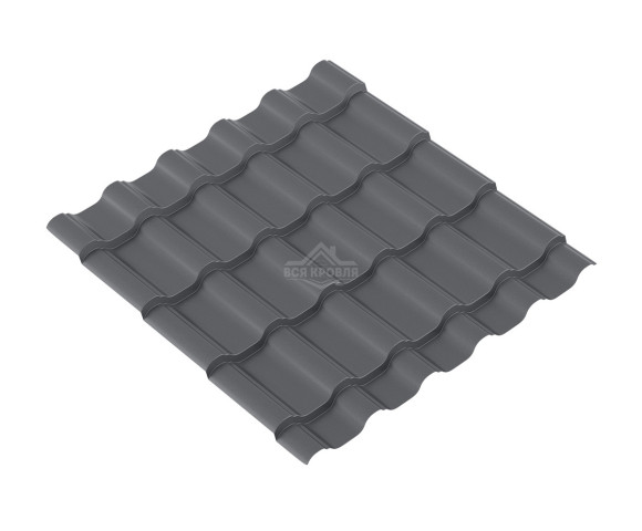 Металлочерепица BARSA 0.5 MAT RAL 7024