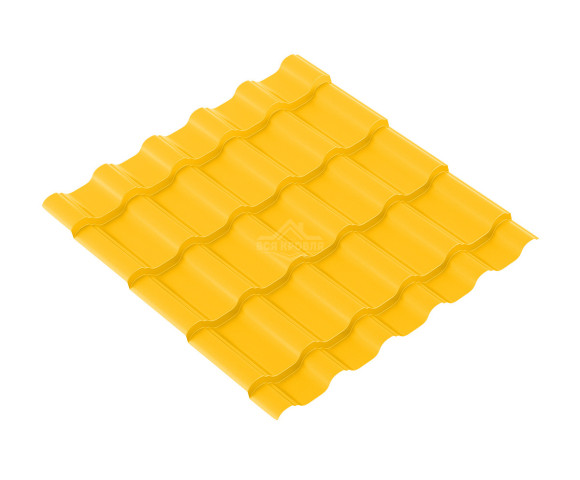 Металлочерепица BARSA 0.5 Полиэстер RAL 1018