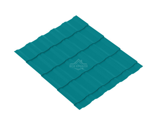 Металлочерепица KRONA 0.5 Полиэстер RAL 5021