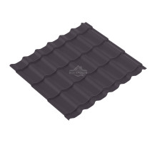 Металлочерепица Monterrey 0.5 Полиэстер RAL 8019