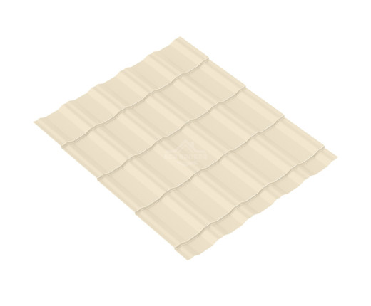 Металлочерепица Супер KRONA 0.5 Полиэстер RAL 1015