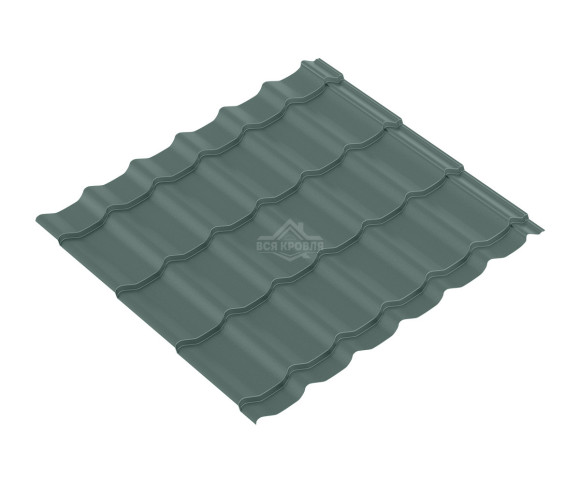 Металлочерепица Супер Monterrey 0.5 Полиэстер RAL 7005