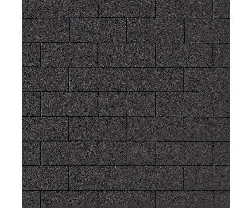 Гибкая черепица Quiet title Brick черный