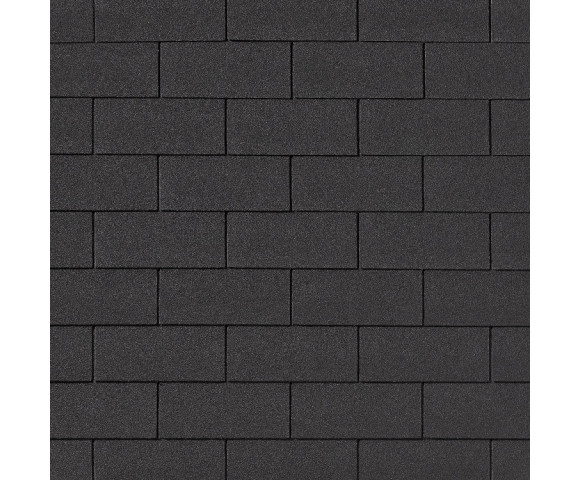 Гибкая черепица Quiet title Brick черный