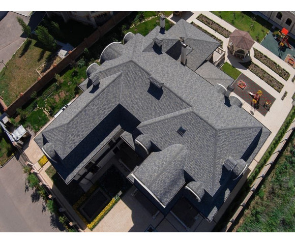 Гибкая черепица Технониколь Shinglas Джаз Индиго