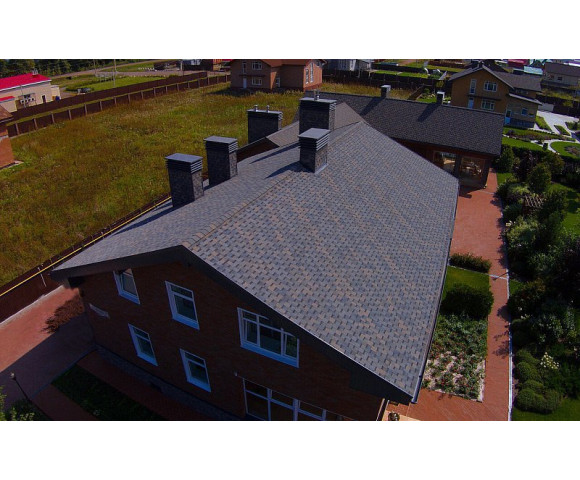 Гибкая черепица Технониколь Shinglas Джаз Индиго